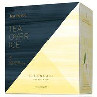 Tea Forte TEA OVER ICE Blends, Five Iced Tea Infusers, Celon Gold Black Tea N4