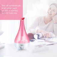 Swan Shape Ultrasonic Cool Mist Humidifier Large Water Tank 360 Degree Rotation Low-Noise Quiet Air Purifier-Auto... N3