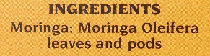 Bio Nutrition Moringa Tea Bags, 30 Count N3