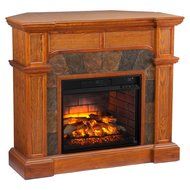 Southern Enterprises Cartwright Corner Infrared Electric Fireplace N6