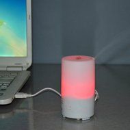 50ml USB Mini Car Humidifier Ultrasonic Air Purifier Aromatherapy Essential Oil Diffuser with 5V/1A Car Charger... N3