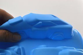 Bestwoohome 8-car Silicone Mould Chocolate Cake Baking Mold N4