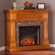 Southern Enterprises Rosedale Convertible Electric Fireplace N3