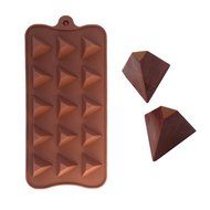 Dimensional Triangular Pyramid Shape Chocolate Silicone Mold Baking Cake Decoration