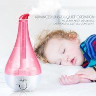 Swan Shape Ultrasonic Cool Mist Humidifier Large Water Tank 360 Degree Rotation Low-Noise Quiet Air Purifier-Auto... N6