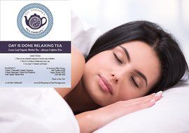 Sleep Tea Aid for Insomnia - Day Is Done Relaxing Blend - Organic Caffeine Free Loose Leaf Herbal Tea- Chamomile... N3