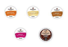 30 Count - Gloria Jean's Variety Flavored Coffee Pack K-Cups For Keurig K Cup Brewers and 2.0 Brewers - (5 flavors...