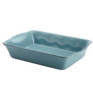 Rachael Ray Cucina Stoneware 9-Inch x 13-Inch Rectangular Baker, Agave Blue by Rachael Ray N2