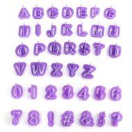 40PCS Plastic Alphabet Letter Cake Biscuit Baking Mould Fondant Cookie Cutters shopping N5