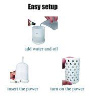 AimCare Ultrasonic Marie Ceramic Cool Mist Aroma Aromatherapy Oil Diffuser Humidifier with Waterless Auto Shut-off... N2