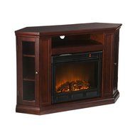Cherry Media Console Electric Fireplace TV Stand