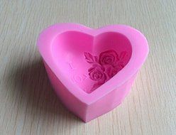 HSE Heart Shape Flower Chocolate Candy 3D silicone Mould Cartoon Figre/cake tools Soap Mold Sugar craft Cake Decoration N2