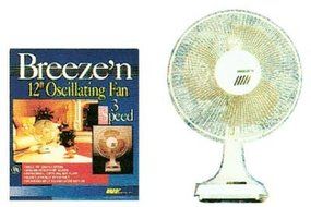 Breeze&#039;n Oscilating Desk Fan 12&quot;