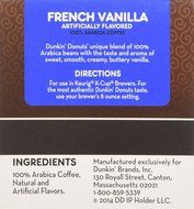 French Vanilla - Box of 12 Kcups for Use in Keurig Coffee Brewers N5