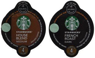 32 Count - Starbucks House Blend &amp; French Roast Coffee Vue Cup For Keurig Vue Brewers