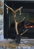 Mountain Mike's Reproductions Antler Fireplace Tool Set