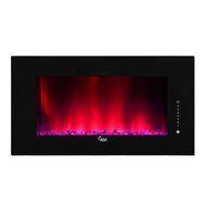 Caesar Hardware 2015 Luxury Linear Wall Mount Recess Freestanding Flame Electric Fireplace, 46-Inch, Multicolor N6