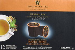 Wissotzky Tea Spiced Citrus Nana Mint Herbal Single Serve Cups for Keurig K Cups, 12 Count N5