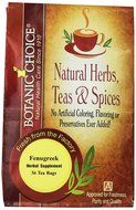 Botanic Choice Fenugreek, 36 Tea bags (Pack of 3) N3