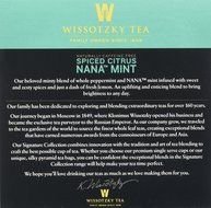 Wissotzky Tea Spiced Citrus Nana Mint Herbal Single Serve Cups for Keurig K Cups, 12 Count N11