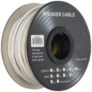 Cmple - 16AWG CL2 Rated 2-Conductor Speaker Cable - 250ft For In-Wall Install. N5