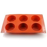 iClover Durable Food Grade Silicone Bakeware Vermilion -6pc Cups Food-grade Bakeware Baking Cake Chocolate Soap... N5