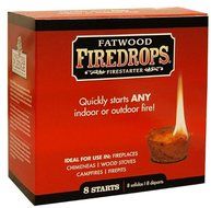 Fatwood Firestarter 8808 8 Count Fire Drop Starters