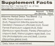 Arbonne Herbal Detox Tea, 20 Count N5