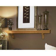 Shaker Box Fireplace Mantel Shelf Shelf Length: 72", Finish: Unfinished