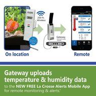 La Crosse Technology 926-25102-PET La Crosse Alerts 926-25102-PET Aquarium Monitoring System with Wet Probe for... N2