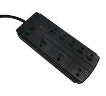 Go Green Power GG-18316BK 8 Outlet Surge Protector, Black N2