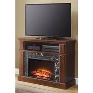 41" Whalen Fireplace TV Stand Cherry Finish, Heat Or Without Heat, Upto 50" TV N2