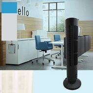 Portable USB Mini Bladeless No Leaf Air Conditioner Cooling Cool Desk Tower Fan, 100 x 100 x 330mm (approx.) (...