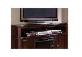 Merrill Media Electric Fireplace Heater Ventless Merlot Dark Wood Living / Bed Room TV Stand (Merlot) N8
