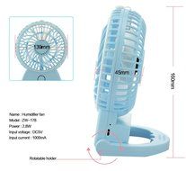 Welltop Table Fans Portable Desktop Humidifier Fan Handheld Fans Rechargeable Cooling Misting Fan Personal Cooling... N3