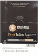 Keurig, Barista Prima Coffeehouse, Italian Roast Decaf Coffee, K-Cup packs, 48-Count N3