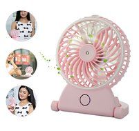 Welltop Table Fans Portable Desktop Humidifier Fan Handheld Fans Rechargeable Cooling Misting Fan Personal Cooling... N5