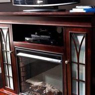 Electric Fireplace Media Mantel for TVs up to 46", Espresso N2