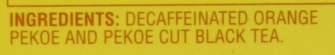 Lipton Tea Bags, Decaf, 1.25 oz Packets, 72/BX, Sold as 1 box