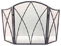 PANACEA PRODUCTS 15193 3 Panel Black Goth Screen
