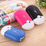 Welltop&reg; Mini Personal Fan Portable USB Rechargeable Mini Bladeless Handheld Air Conditioning Fan Bladeless Portable...