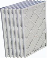 16x25x1 EZ-Pleat MERV 8 Air Filters (6-Pack)