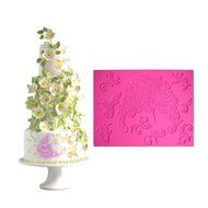 ART Kitchenware Decoration Lace Mat Silicone Fondant Lace Mold 8.5&times;6.5&times;0.06 inch BLM-27 N4