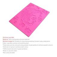 ART Kitchenware Decoration Lace Mat Silicone Fondant Lace Mold 8.5&times;6.5&times;0.06 inch BLM-27 N5