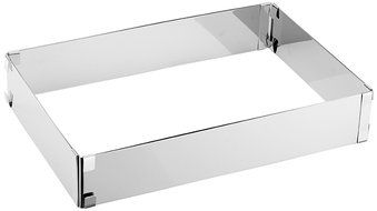 Zenker 7709 &quot;Patisserie&quot; Adjustable Cake Ring, Silver, 7.28-13.38 x 10.83-20.47 x 1.97&quot; N2
