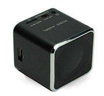Music Angel Mini Speaker Multimedia Speaker Support Tf Card U Disk Fm Radio Md07u Black N2