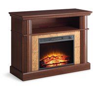 Better Homes and Gardens TV Stand for TV's Up To 54" with Fireplace and Cherry Finish N4