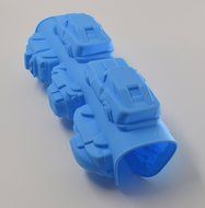 Bestwoohome 8-car Silicone Mould Chocolate Cake Baking Mold N7