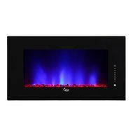 Caesar Hardware 2015 Luxury Linear Wall Mount Recess Freestanding Flame Electric Fireplace, 46-Inch, Multicolor N17