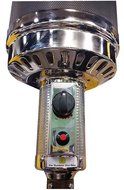 HomComfort HCPHHTB Hammer Tone Bronze Round Mushroom Style Patio Heater